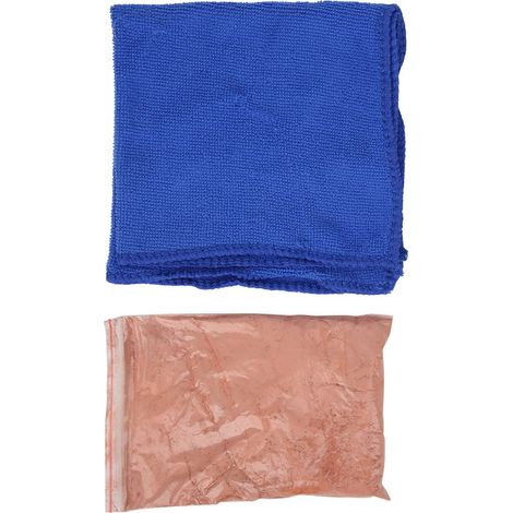 Traitement de polissage pour verre de montre de voiture et bracelet : 100 g de poudre à polir + disque de polissage en feutre de 80 mm. (1/5)