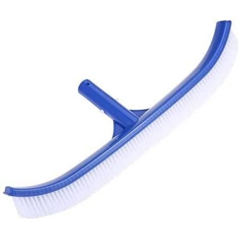 Poolbürste – 46 cm breit – Reinigungsbürstenkopf – Kunststoff – Geeignet zur Reinigung von Wänden, Fliesen, Treppen, Böden und Pools – Blau (1/5)
