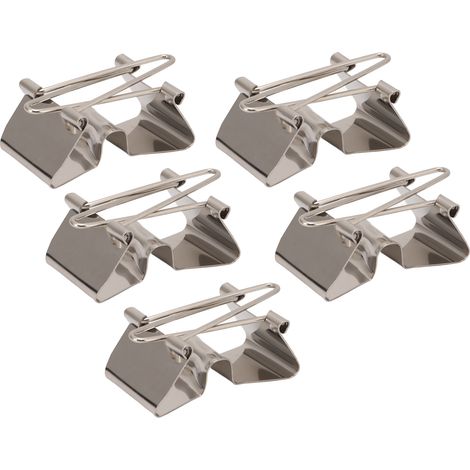 Lot de 5 pinces pour toile humide, en alliage d'aluminium et acier inoxydable, robustes, durables, anticorrosion, pour cadre de peinture à l'huile portable. (1/5)