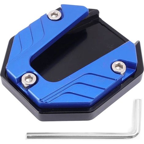 (Bleu, 1 pièce) Extension de béquille latérale pour moto, en alliage d'aluminium, accessoire universel maxpower (1/4)