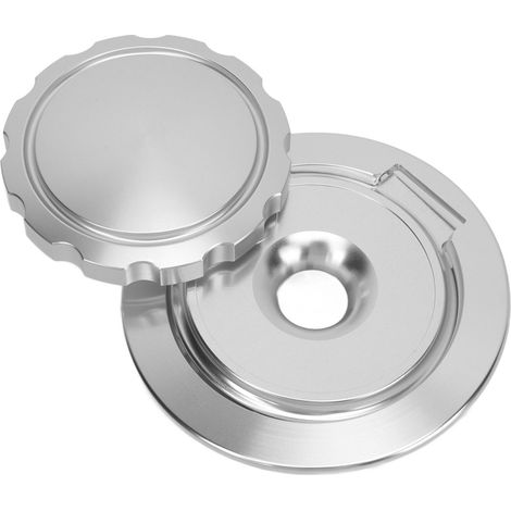 Le bouchon de réservoir de carburant en aluminium lisse modèle A s'ouvre par rotation pour un retrait rapide et convient à la finition électroplaquée BMW R NINE T Pure R NINE T Racer. (1/5)
