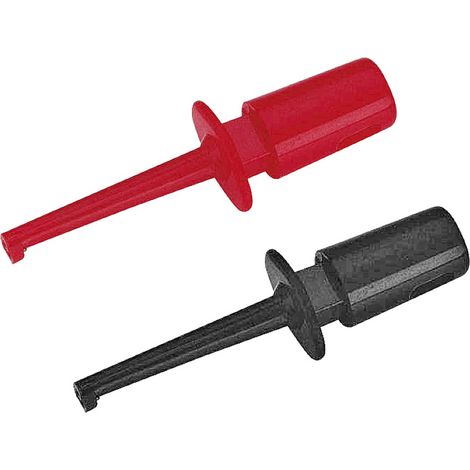 VOLTCRAFT Abgriffklemme Löten CAT I Schwarz, Rot