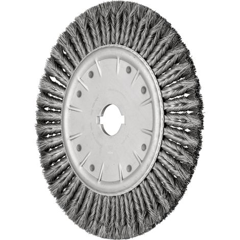 PFERD TOOLS COMBITWIST Rundbürste gezopft RBG Ø 380x20x50,8 mm Bohrung Stahl-Draht-Ø 0,50mm stationär