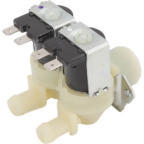 Wassereinlassventil mit zwei Magnetköpfen für Samsung FPS180A 220-240V Trommelwaschmaschine (1/5)