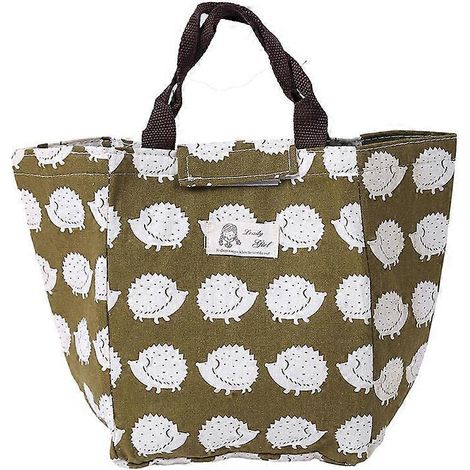 Sac à lunch isotherme grand format avec poignées, idéal pour les pique-niques, pour enfants, femmes et hommes.