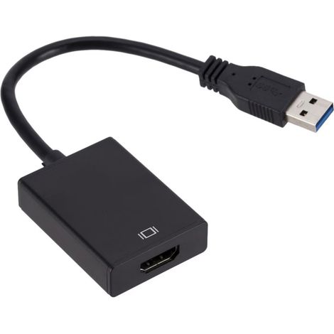 Adaptateur USB-C vers HDMI pour PC et Mac, câble de conversion vidéo 4K pour écran TV et projecteur (1/5)