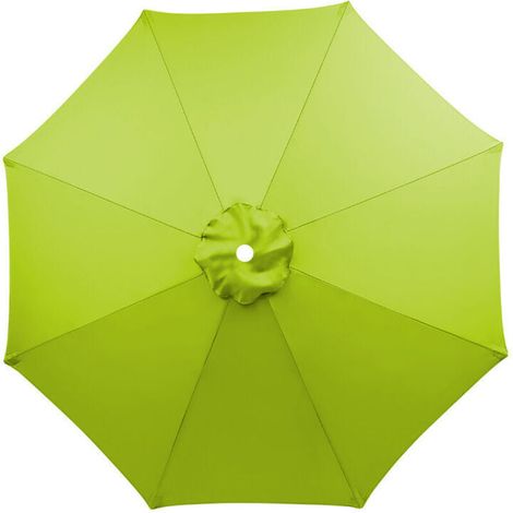 Housse de rechange pour parasol, 8 baleines, 3 m, imperméable, anti-UV, tissu de rechange, Herbe verte (1/4)