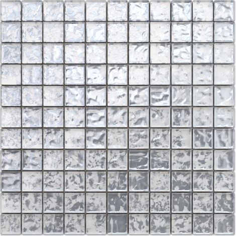Mosaïque en verre pour salle de bain cuisine 30 x 30 cm- Cloud
