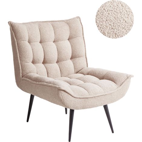 Armchair ALVESTA Boucle Beige