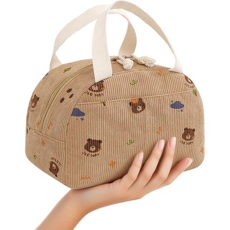 Sac Isotherme Repas Femme Enfant 6,5L Glaciere Souple Petit Sac Lunch Bag Repas Pochette Lunch Box Isotherme Bebe Rentree Scolaire pour Travail Pique Nique Voyages Picnic Bureau Cadeau Femme (1/5)