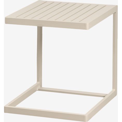 Mesa auxiliar para jardín cuadrada 40x40 cm en aluminio Dulem SKLUM (1/5)