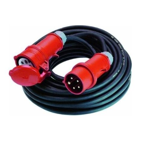 BACHMANN Prolongación H07RN-F 5G1,5mm² sw, 5,0m, CEE 16A rt, 344.170