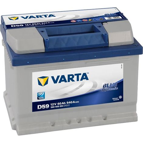 VARTA D59 Blue Dynamic 12V 60Ah 540A Autobatterie 560 409 054 inkl. 7,50€ Pfand (1/4)