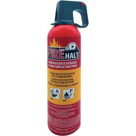 Extincteur portable - Usage domestique - Maison, voiture, bateau - 750ml - Fire Halt