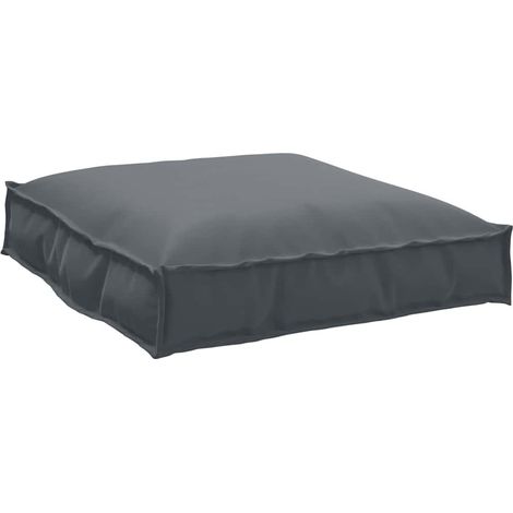 Cuscino Antracite 70 x 70 x 12 cm Tessuto Oxford vidaXL