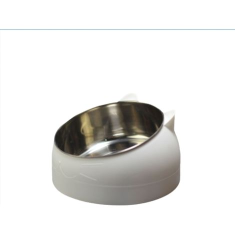 Gamelle pour chat, Gamelle inclinée pour chat, Gamelle inclinée à 15° pour chat, Petite gamelle pour chien, Gamelle antidérapante pour chat et chien, Gamelle surélevée et inclinée pour chat, Gamelles (1/5)