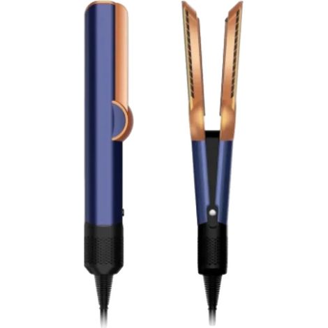 Haarbürste, 2-in-1 Styling-Werkzeug, Intelligente Temperaturregelung, Blau (1/2)