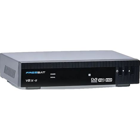 Receptor de TV vía satélite, Full HD 1080p, compatibilidad con múltiples satélites, FREESAT V8X2, enchufe europeo. (1/2)