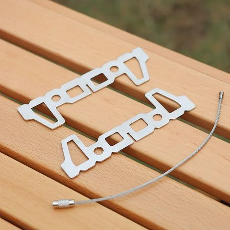 Support extérieur en titane pour réchaud à alcool, support de camping extérieur, support en croix pour réchaud, accessoire pour ustensiles de cuisine, réchauds de cuisine portables (1/5)