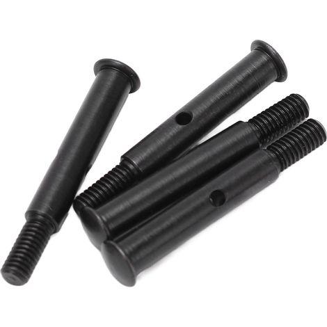 Lot de 4 axes de roue avant en acier 35 mm pour voiture télécommandée Traxxas Slash 2WD (noir) (1/5)