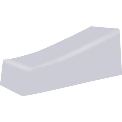 Housses De Meubles De Jardin, Imperméables, Résistantes À La Poussière, Pour Chaises Rectangulaires, Pour Patio, Extérieur – 210d Argent(210x75x40/80cm) (1/5)
