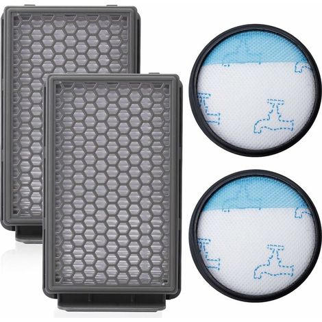2 Kit de Filtres pour Rowenta l'Aspirateur Moulinex Compact Power Cyclonic RO3731EA RO3753EA RO3786EA RO3718EA RO3724EA RO3798EA, HEPA Filtres Alternative à ZR005901 H361