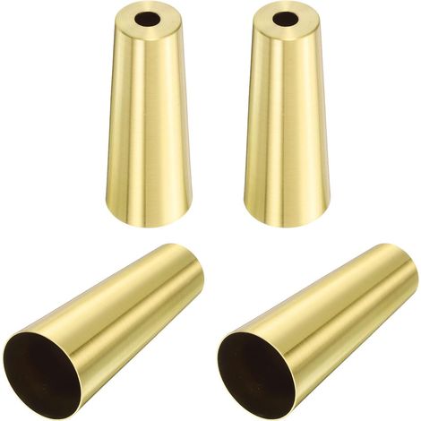 Metal Furniture Foot Protectors Gold 1.5 x 4 Inches (1/5)