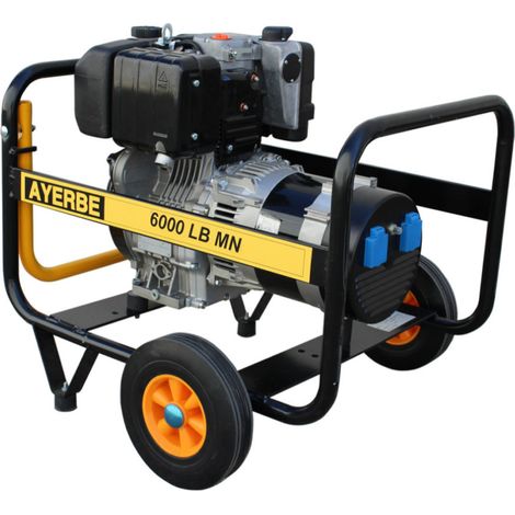 AYERBE - 5418660 - Generador 6000 LB Mn Diesel con Arranque Eléctrico (1/5)