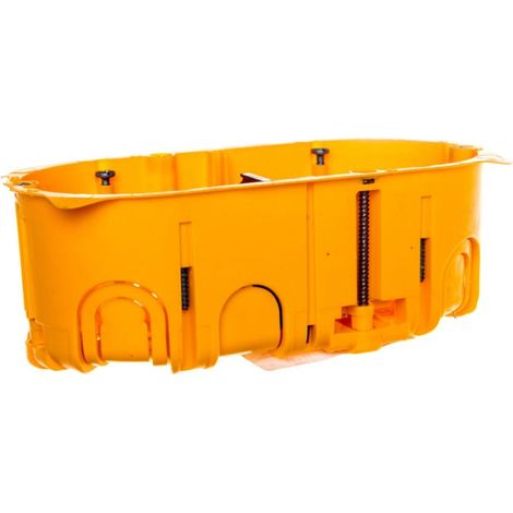 Scatola 60mm p/t regips 60mm 142x 50mm giallo Batibox 080052