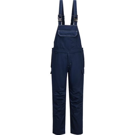 Cotte à Bretelles Fr Bizflame Work Cl2 - Taille Xl - Marine - Portwest