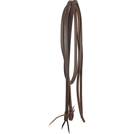 Rênes western équilibrées en cuir graissé