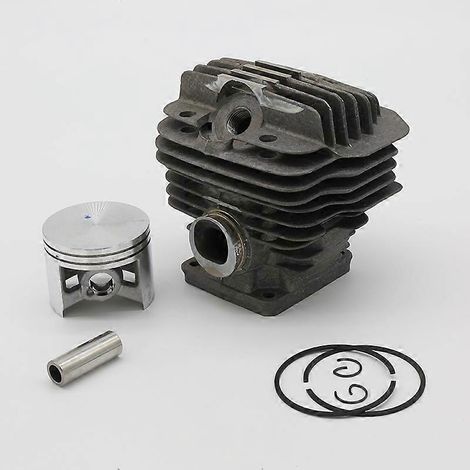 Culasse 50 mm MS440, kit piston avec segments, axe de 12 mm, ensemble cylindre en aluminium pour tronçonneuse, outils de jardin motorisés (1/4)