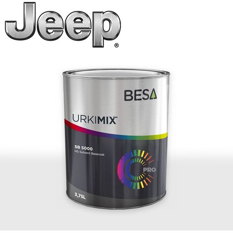 Pot de peinture Polyuréthane / bi composant Jeep  500 gr