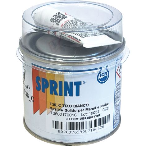 STUCCO PER MARMO BIANCO  ml. 500 12.00 pz