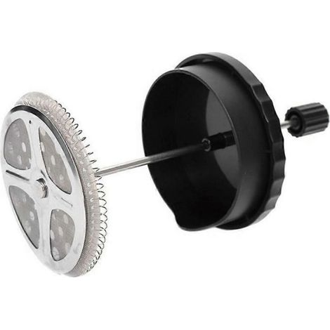 Cafetière à piston 1000 ml en verre borosilicate noir (1/5)