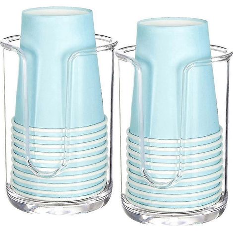 Acryl-Badezimmerbecherhalter für Einweg-Pappbecher, Mundwasserbecherhalter für Badezimmer G (1/5)
