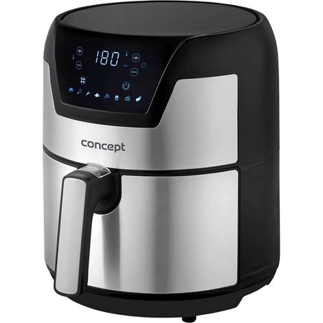 Concept - Heißluftfritteuse, Volumen 4,3 l, schwarz/Edelstahl fr3500 (1/5)