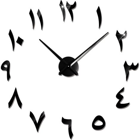 Kreative Acryl Wanduhr DIY Wanduhr Wanduhr Spiegel Uhr