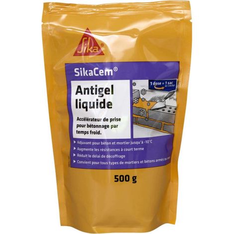 Additivo per la deformazione a freddo SIKA SikaCem Liquid Antifreeze - 500g