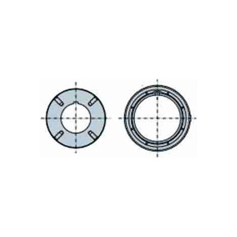 Nice 517.21331 - Rueda y corona para tubo redondo 133x2 mm con fori filettati M8