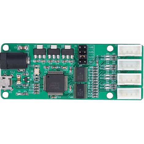 Module série UART USB vers TTL 4 voies FT4232, carte convertisseur DC 5V pour équipement (1/5)
