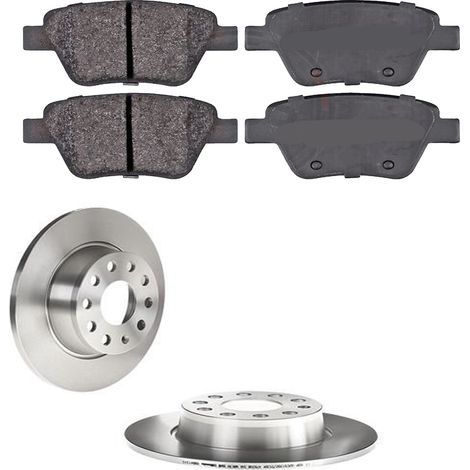 KIT FRENI POSTERIORI compatibile con VW TOURAN (1T3) - DISCHI + PASTIGLIE OEM: P 85 114 / 18117 /SOSTITUZIONE DIRETTA/BASSA POLVERE/SILENZIOSO