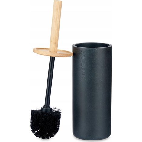 Berilo FRESHY Cepillo WC diseño moderno negro 38 cm