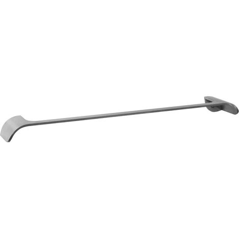 Porte-serviettes de bain, inox brossé 800 mm