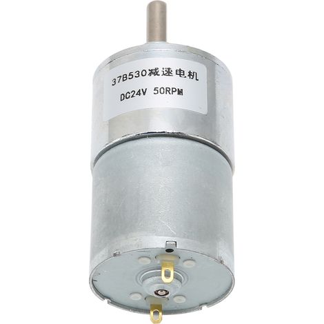Moteur à engrenages réducteur 50RPM DC24V 37B530 Boîte de vitesses industrielle Contrôle automatisation Équipement (1/5)