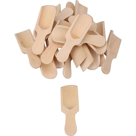20 pièces cuillères en bois ensemble de cuillères à soupe de sel de sucre pour les outils de cuisine à la maison d'épices (1/5)
