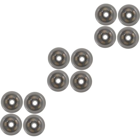 Set di accessori per asciugatrice da 12 pezzi: pulegge per asciugatrice, parti per asciugatrice, cuscinetti, pulegge, parti per asciugatrice in plastica grigio chiaro