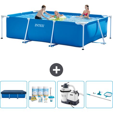 Rechteckiger Frame Pool - 300x200x75 cm - 5-teilig SCB65 (1/5)