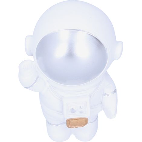 Figurine d'astronaute, statue, figurine d'astronaute en action, petite sculpture, cadeau d'anniversaire, décoration intérieure, argent (1/5)