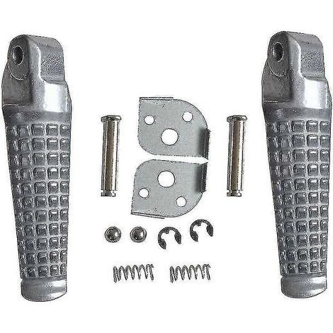 Paar hintere Fußrasten für Bandit 600 GSF600 1995-2004, robust (silber) (10 Stück) (1/5)